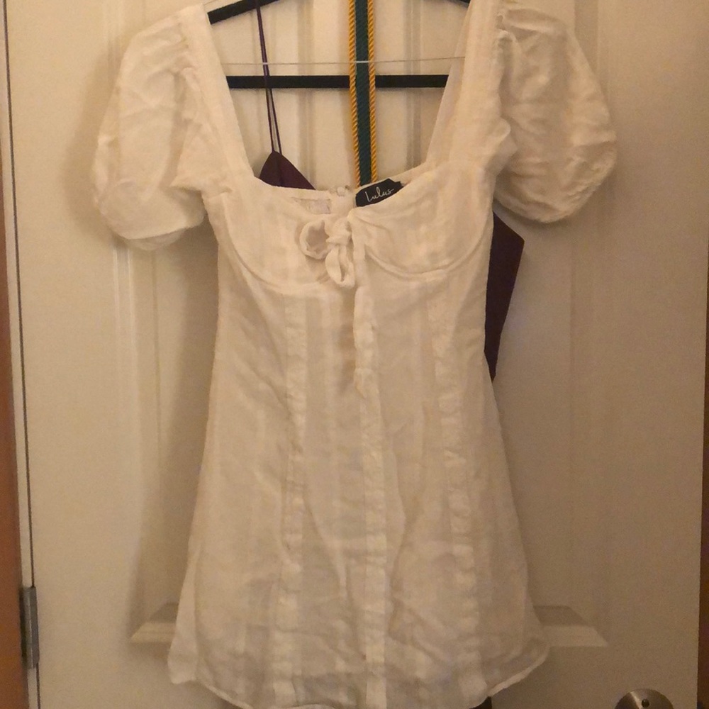 white lacey dress LuLu’s